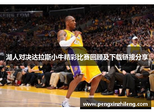 湖人对决达拉斯小牛精彩比赛回顾及下载链接分享